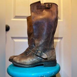Frye Veronica Tall Slouch Leather Boots